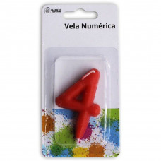 VELA NUMERICA CUMPLEAÑOS Nº 4